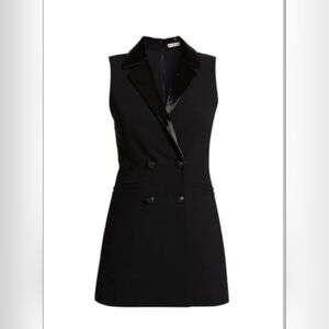 Alice + Olivia Carlena Sequined Blazer Minidress Size 2 Nwt